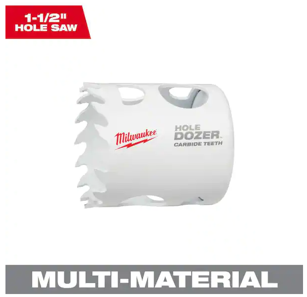 Milwaukee 1.5" hole saw