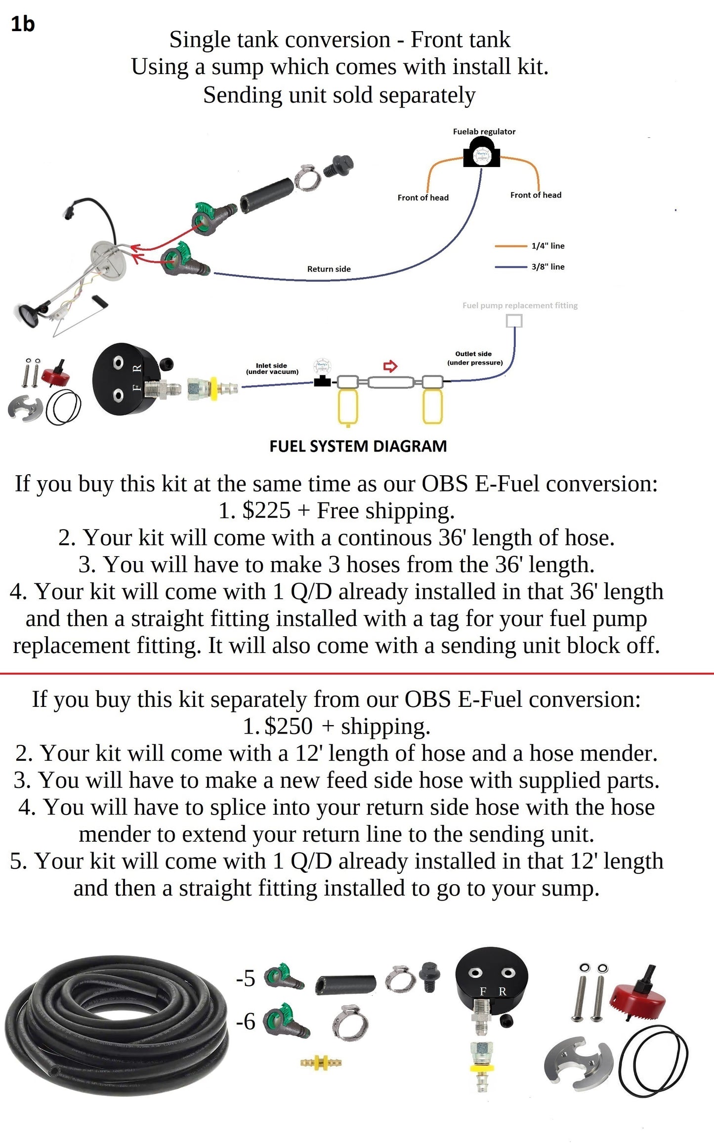OBS Single Tank Conversions
