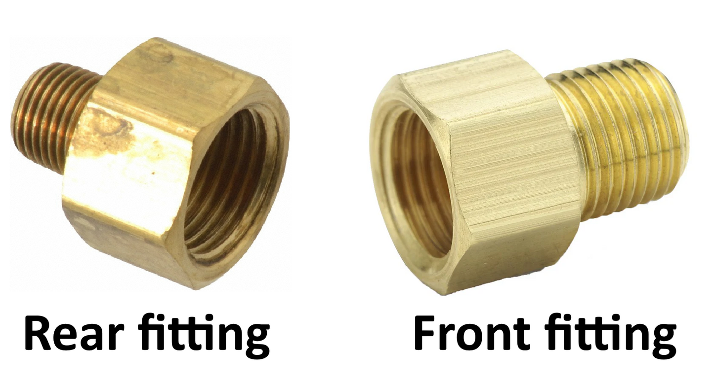 4r100 fittings for 6.0/6.4 transmission lines