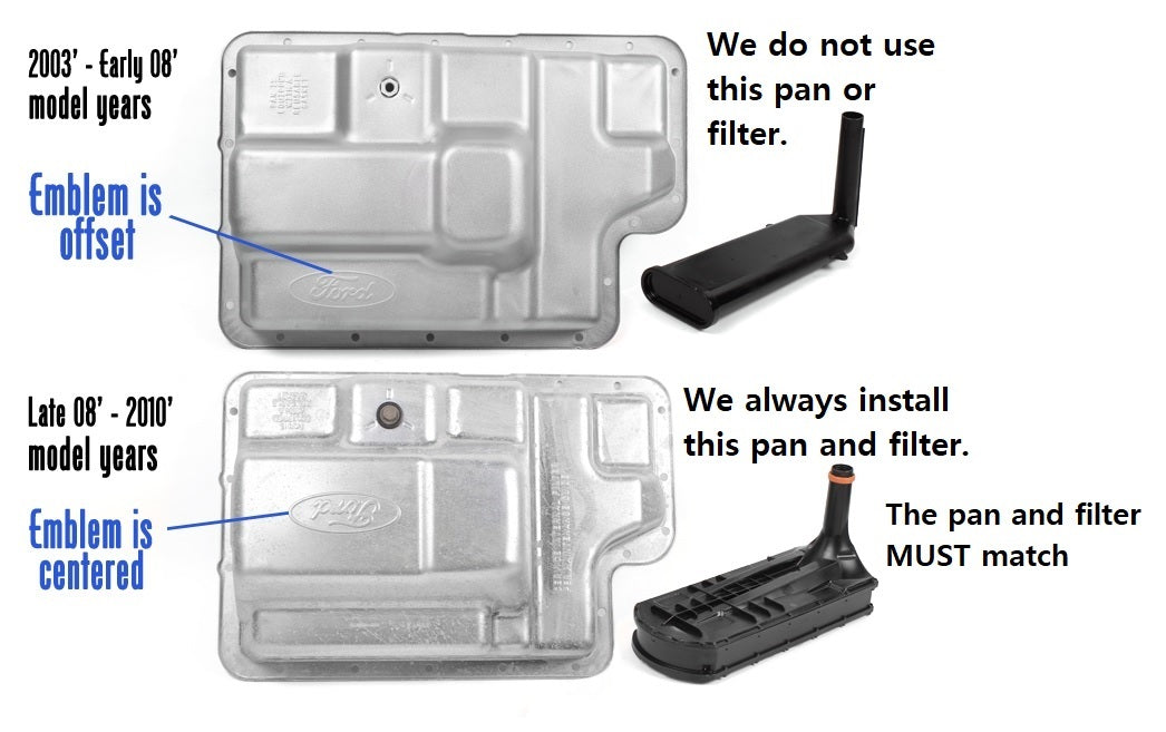 2009-2010 6.4 Transmission Pan