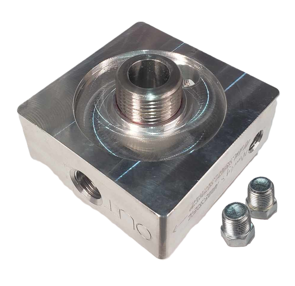 Marty's Diesel Billet fuel filter base