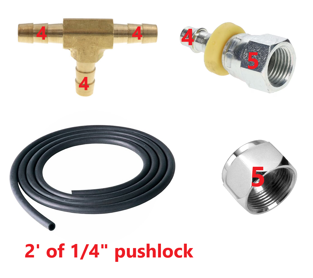 OBS Exhaust back pressure reroute kit