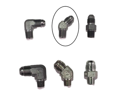 7.3 PowerStroke Head fitting - 45° to 1/4"