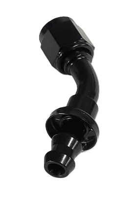 3/8" 45° hose fitting - Aluminum