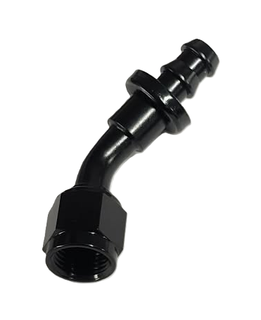 3/8" 45° hose fitting - Aluminum