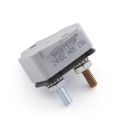 Eaton's Bussmann Series 123B15-A2P-KA Shortstop® Circuit Breaker, Type III Reset, 15A, 24VDC