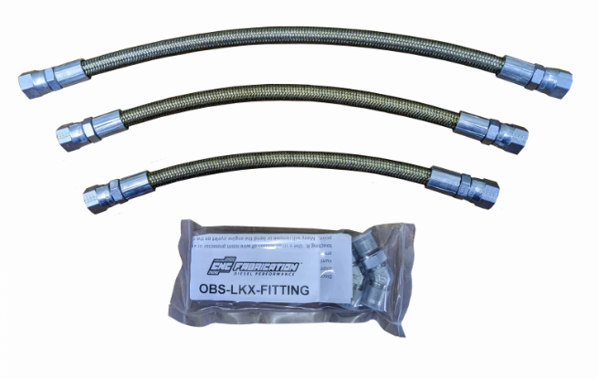 94.5-97 7.3L CNC Fab HPOP Line Kit w/ Crossover - 424002