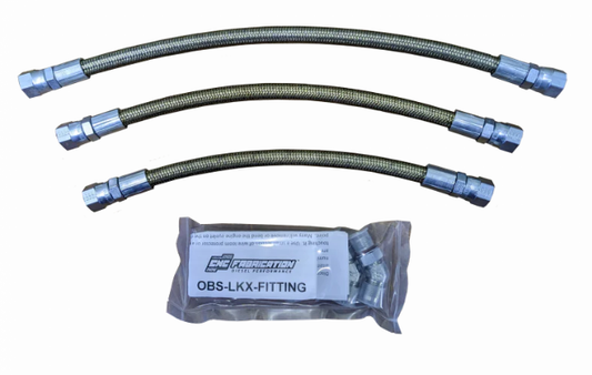 94.5-97 7.3L CNC Fab HPOP Line Kit w/ Crossover - 424002