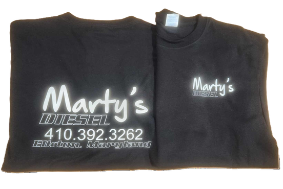 Marty's Diesel BLACK T-Shirts