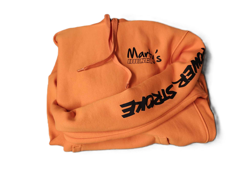 Marty's Diesel ORANGE Hoodie *IN STOCK*