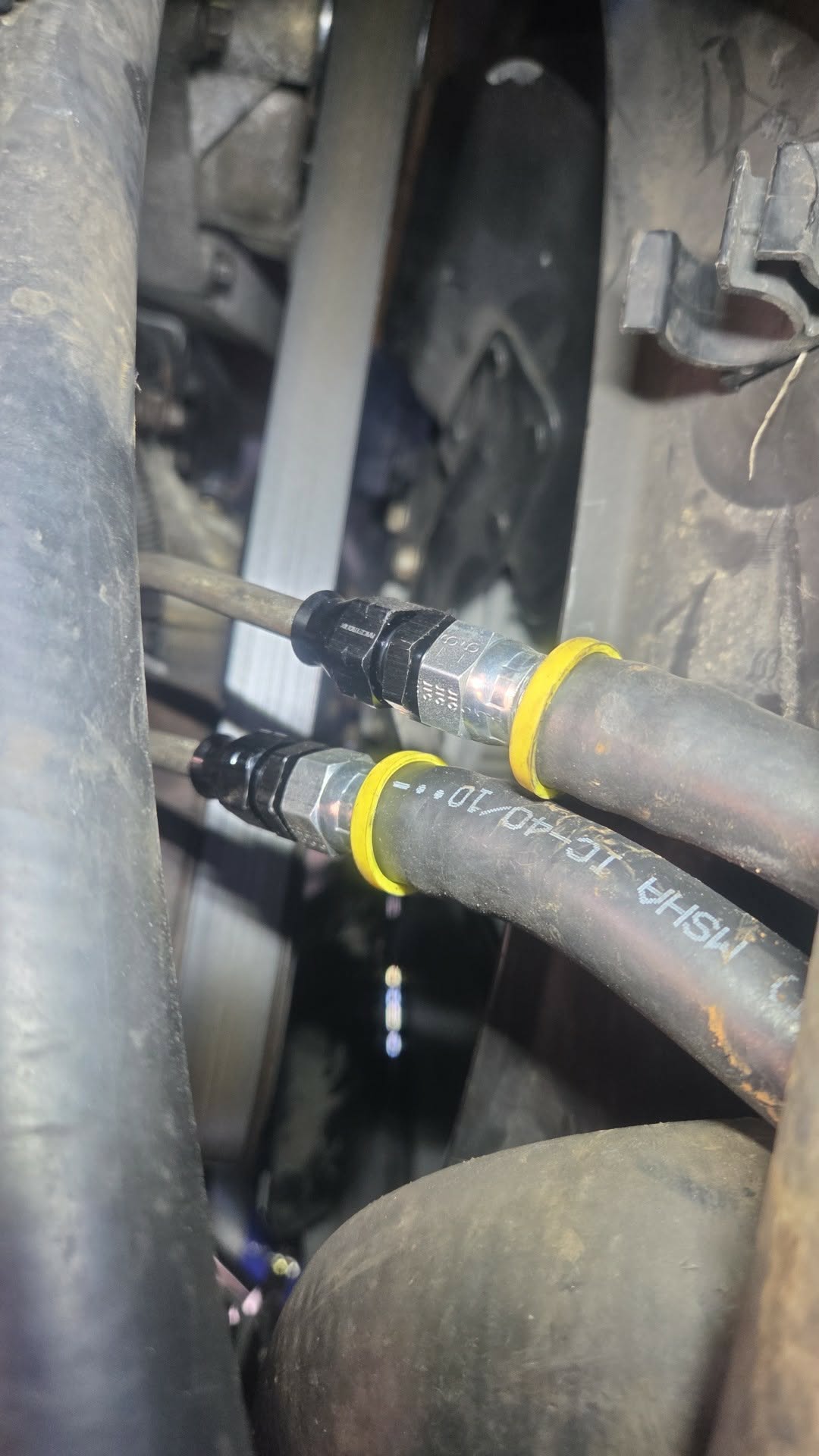 OBS transmission cooler line adapter for 6.0 transmission cooler