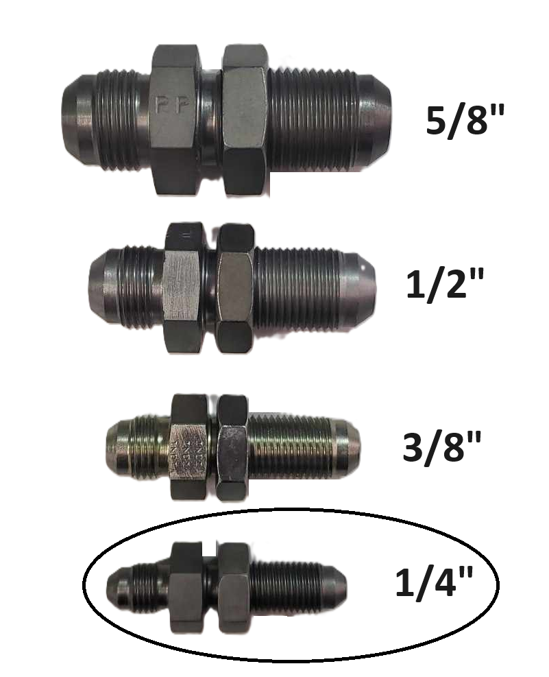 Bulkhead Fittings - 1/4"