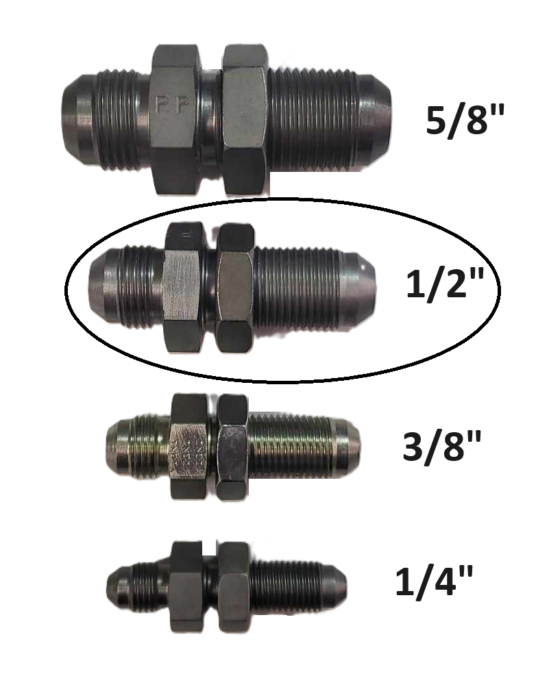 Bulkhead Fittings - 1/2"