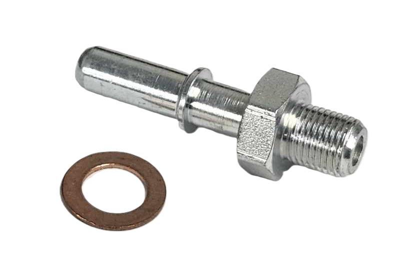 Walbro fitting for dual pump setups