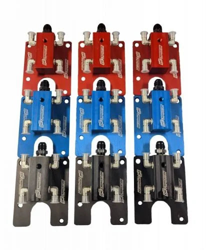 94.5-98.5 7.3L CNC Fab 4-Line Feed Valley Mount Fuel Line Kit - 42201X