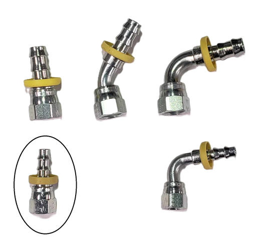 Straight 4x4 Hose End
