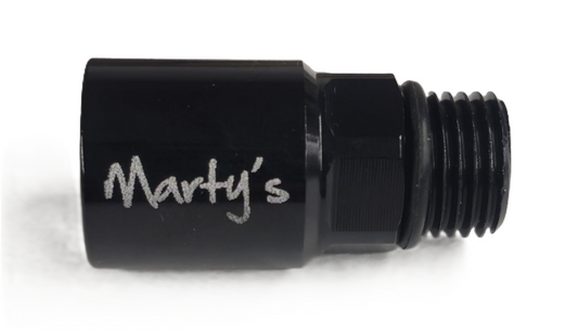 Billet base adapter fitting for Bosch pumps - Aluminum