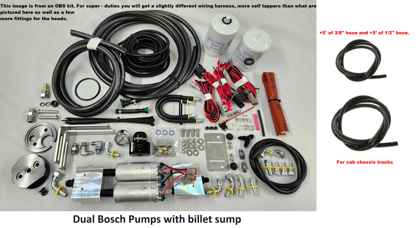 Super Duty Dual Bosch Fuel Kit