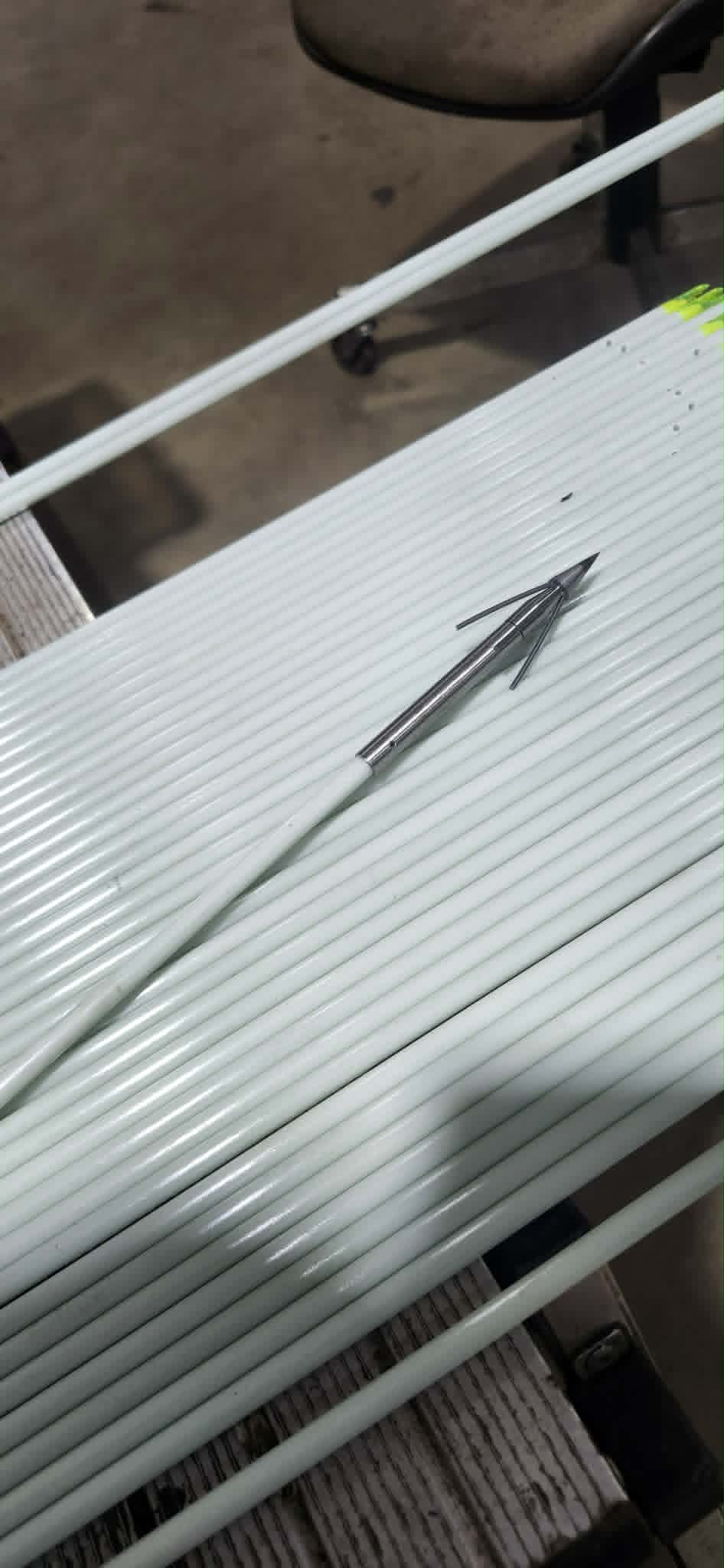 Complete Fiberglass Arrow with Marty's TNT ferrule