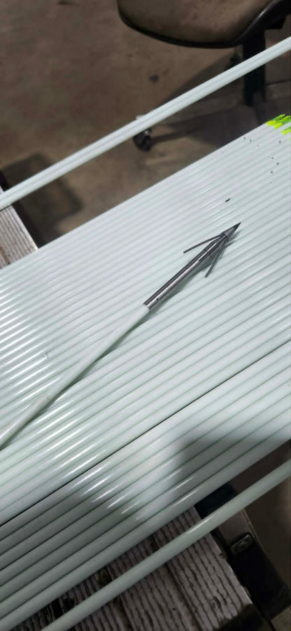 Complete Fiberglass Arrow with Marty's TNT ferrule