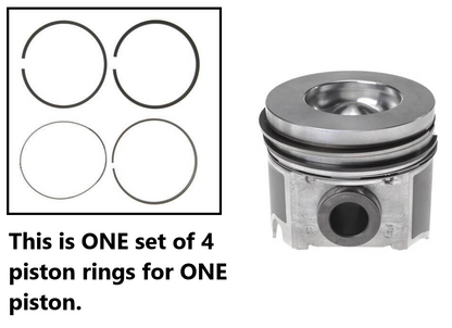 MAHLE S41940 Piston Ring Set - 03-07 Ford 6.0L Powerstroke