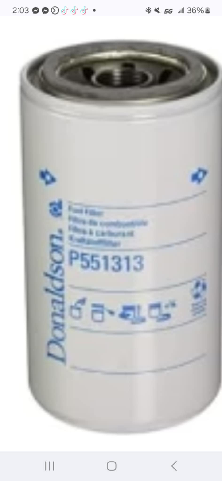 2 post pump filters. See both photos for part numbers.